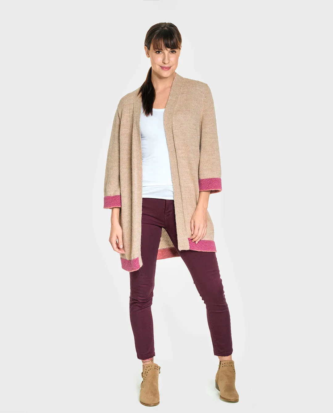 Kimono Alpaca Wool Cardigan