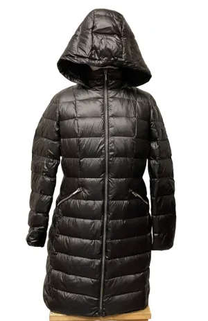 Lands' End Women's  Classic Lightweight Down Coat Black