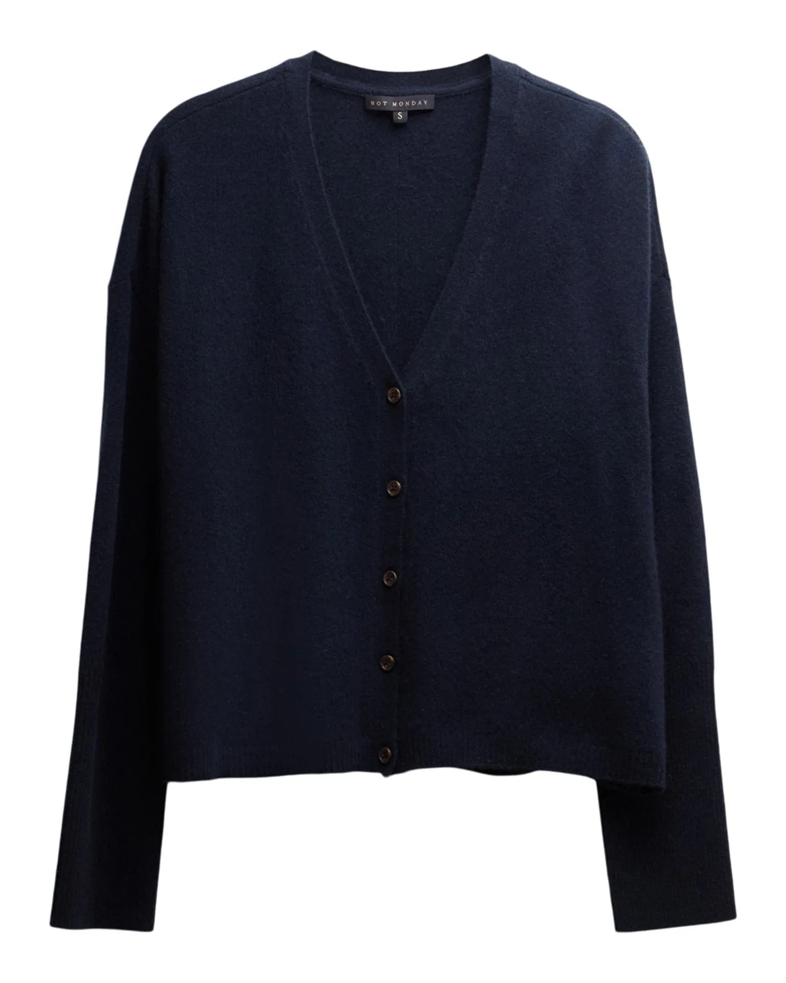 Laurel Cashmere Cardigan in Navy