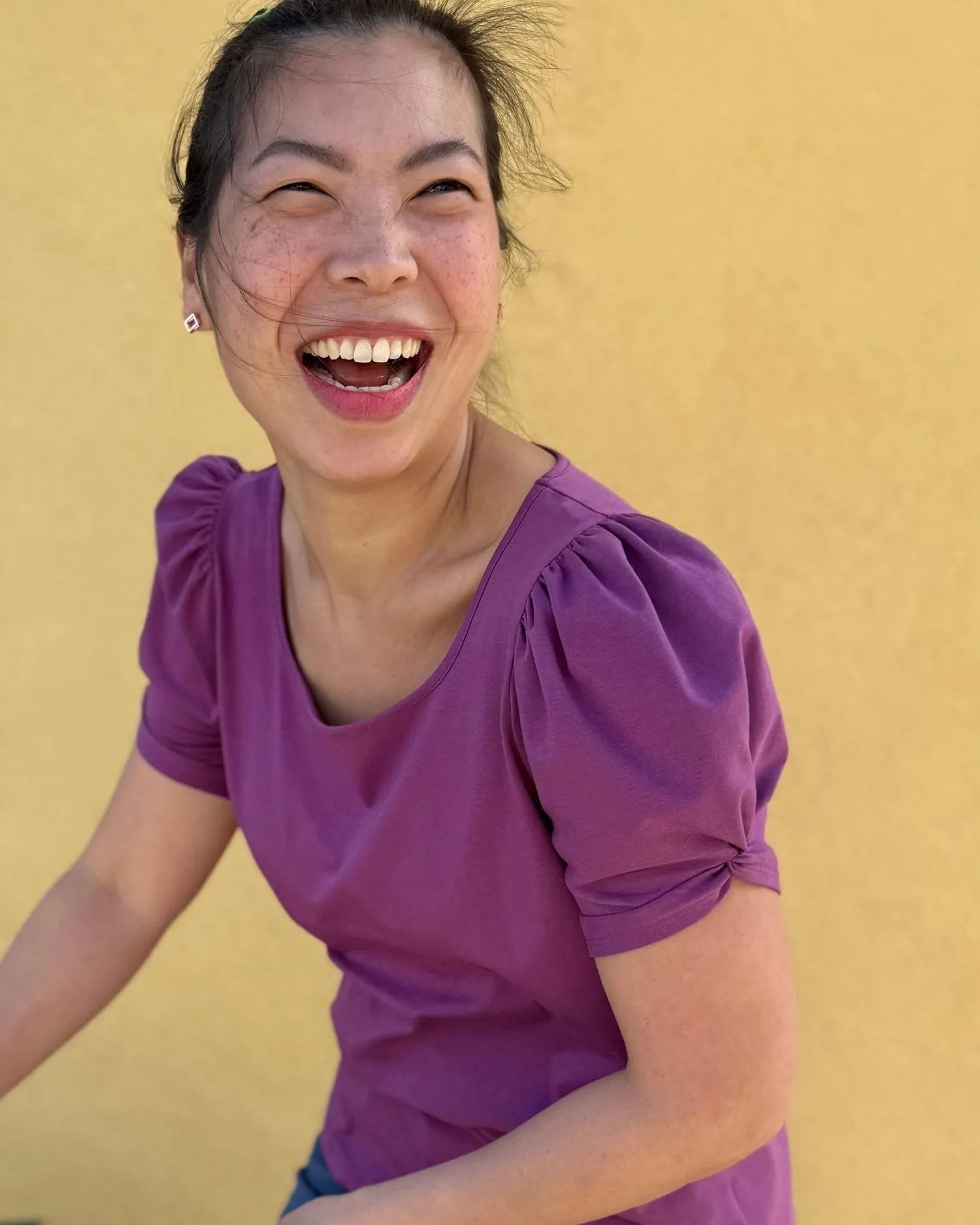 LEONA tee in Deep Lilac