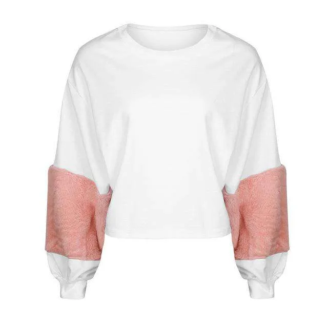Long Sleeve Crewneck Elegant Warm Winter