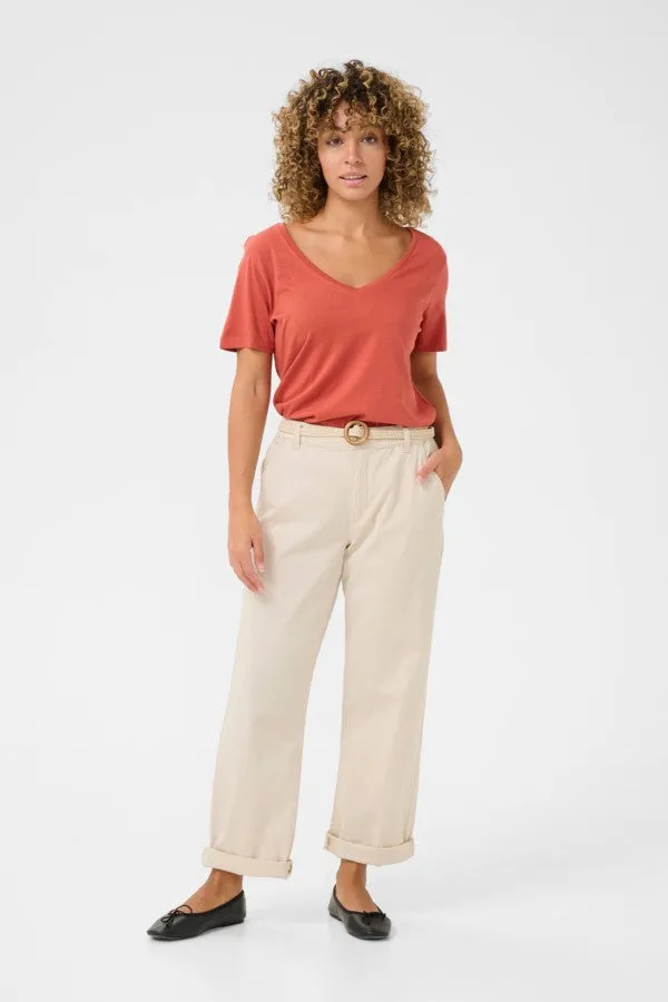 Lorraine Track Pants - Beige