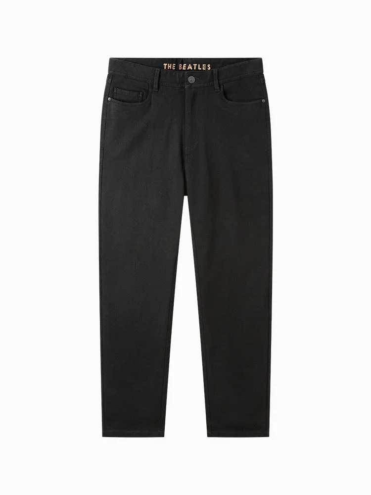 Men's black basic pants