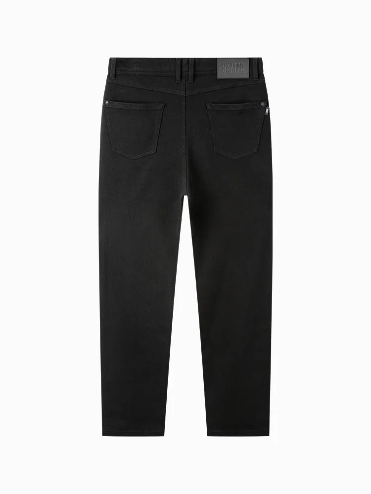 Men's black basic pants