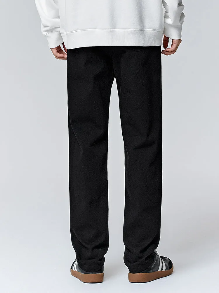 Men's black basic pants