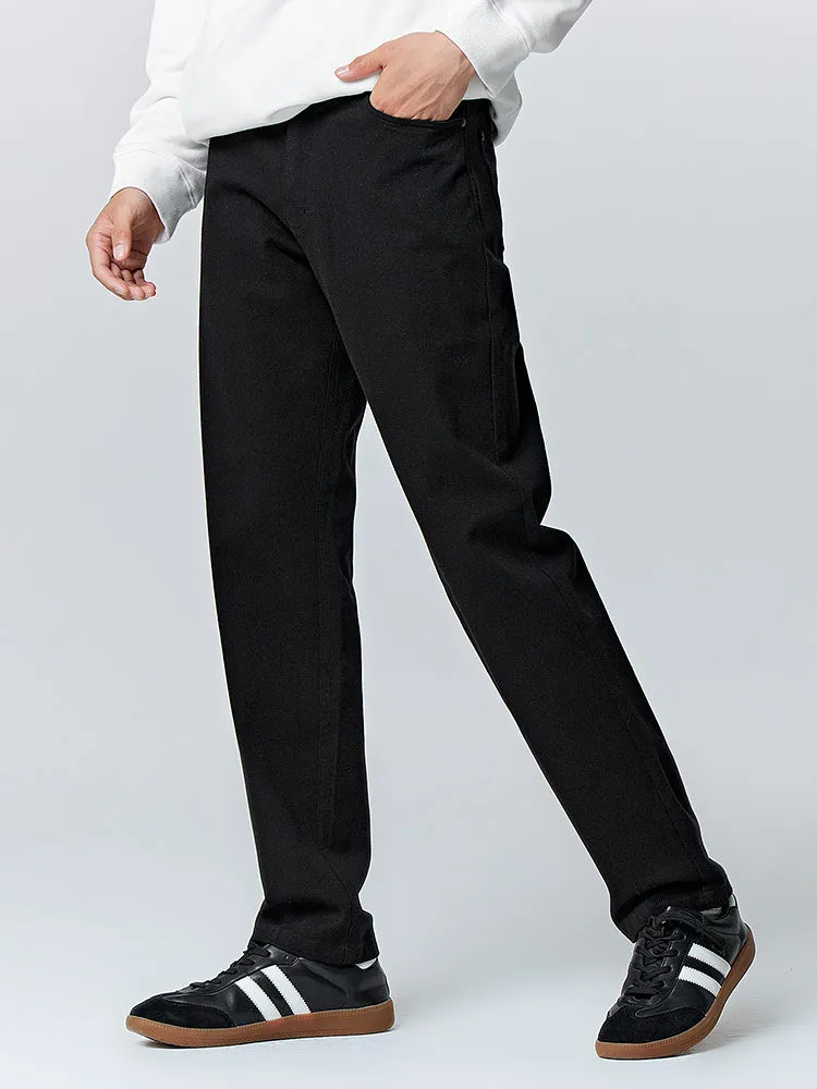 Men's black basic pants