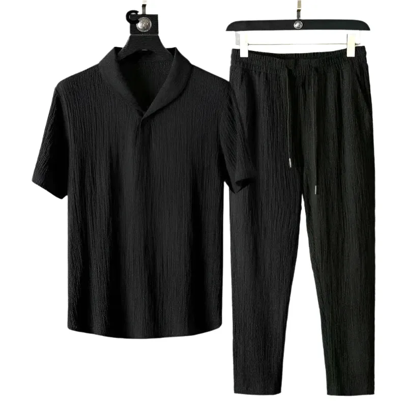 Men's Casual Sets T-Shirts   Pants  Sportswear Set