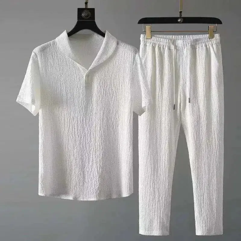 Men's Casual Sets T-Shirts   Pants  Sportswear Set