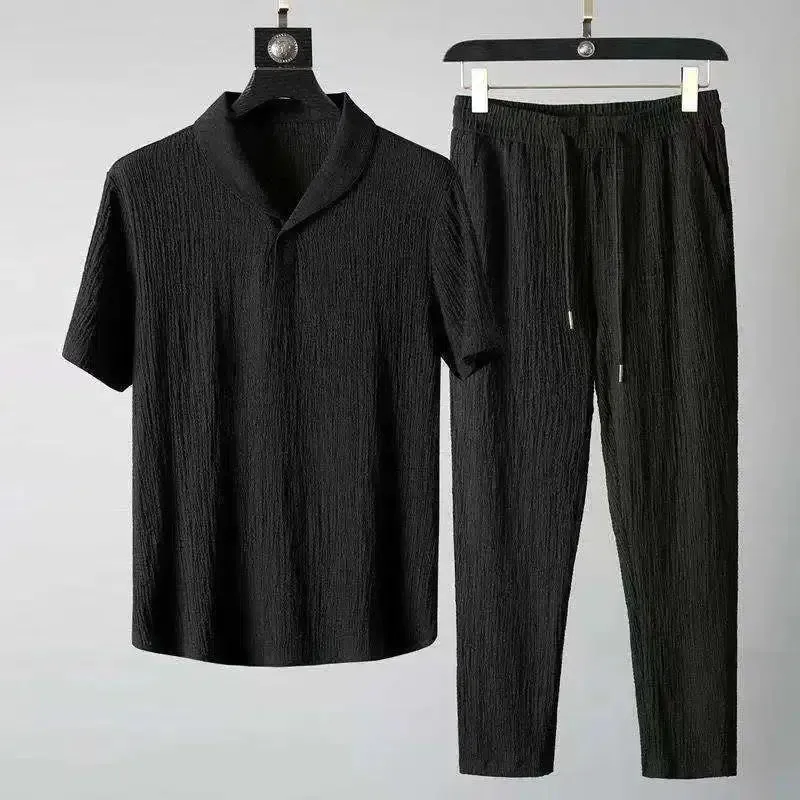 Men's Casual Sets T-Shirts   Pants  Sportswear Set