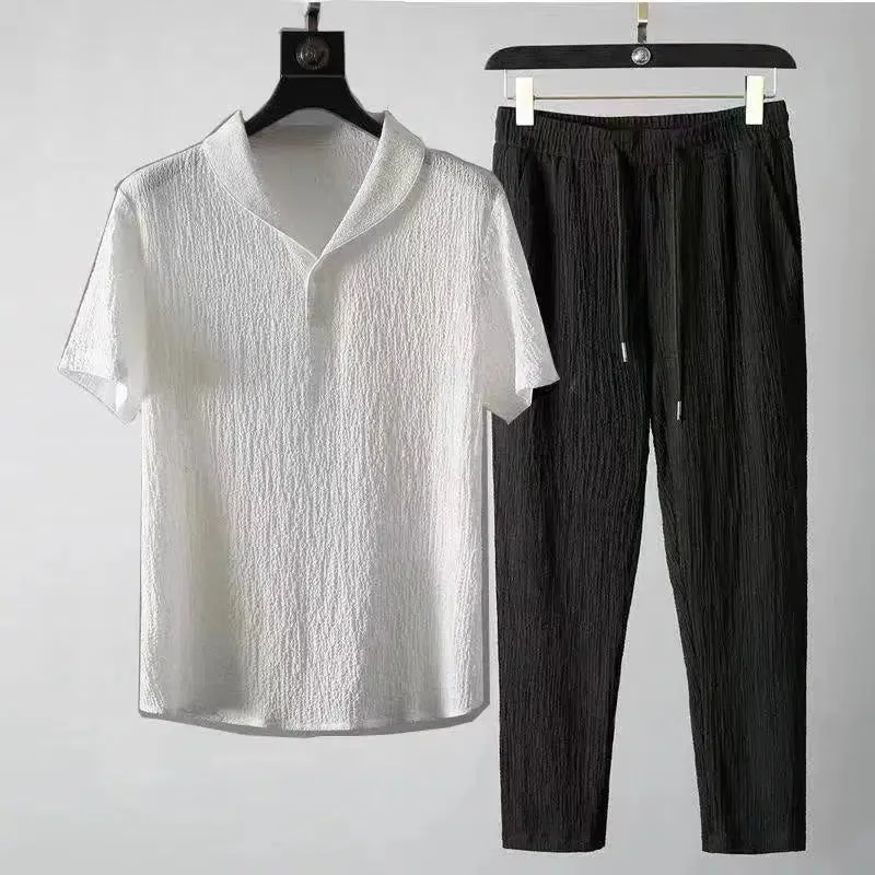 Men's Casual Sets T-Shirts   Pants  Sportswear Set