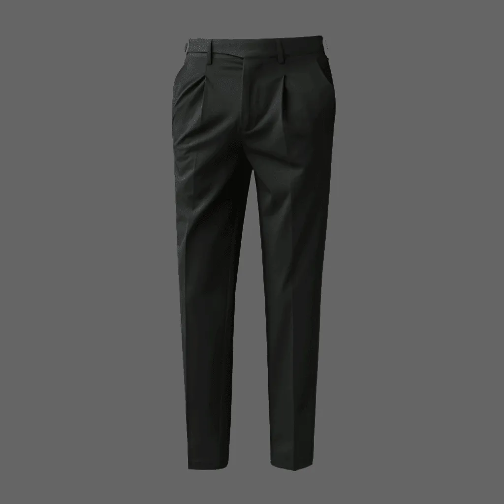 Men's Casual Suit Slim-fit Ankle-tied Cropped Pants