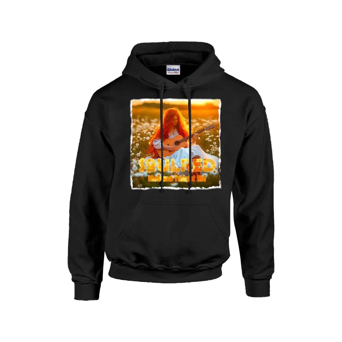 Men's Hoodie For The USA |Gildan 18500  Single DTF momma taught me