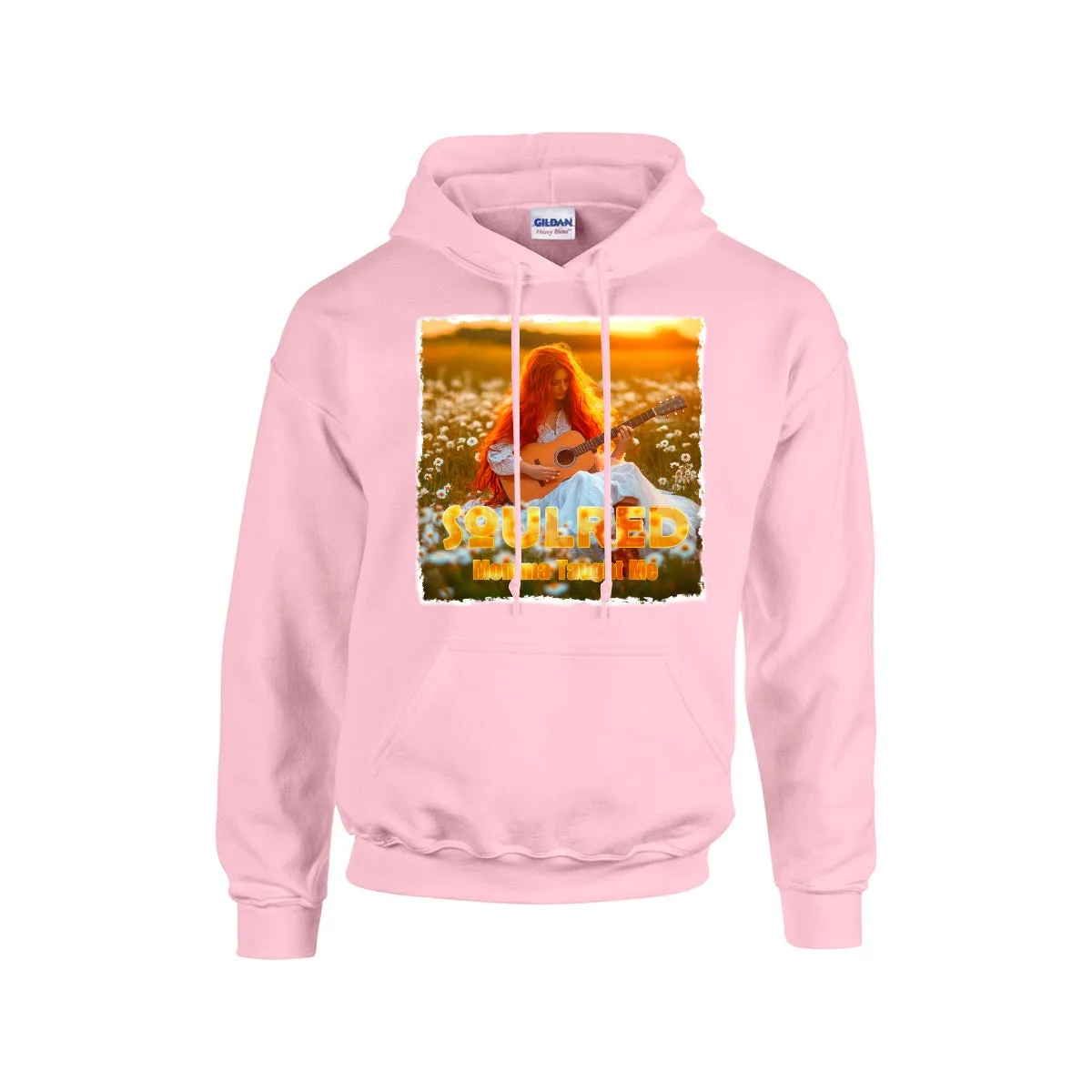 Men's Hoodie For The USA |Gildan 18500  Single DTF momma taught me