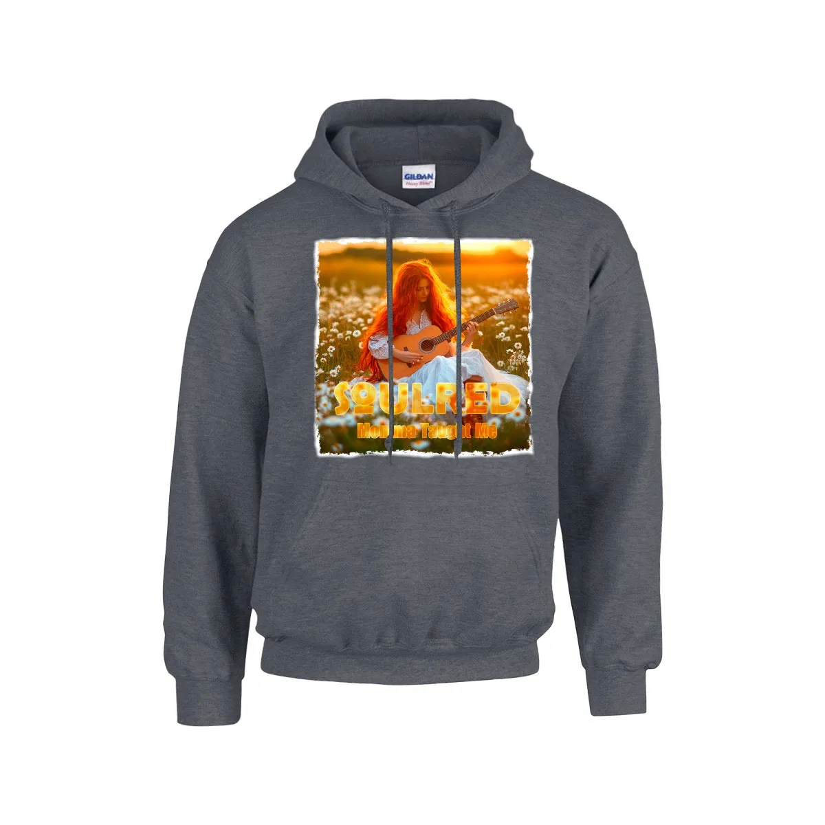 Men's Hoodie For The USA |Gildan 18500  Single DTF momma taught me