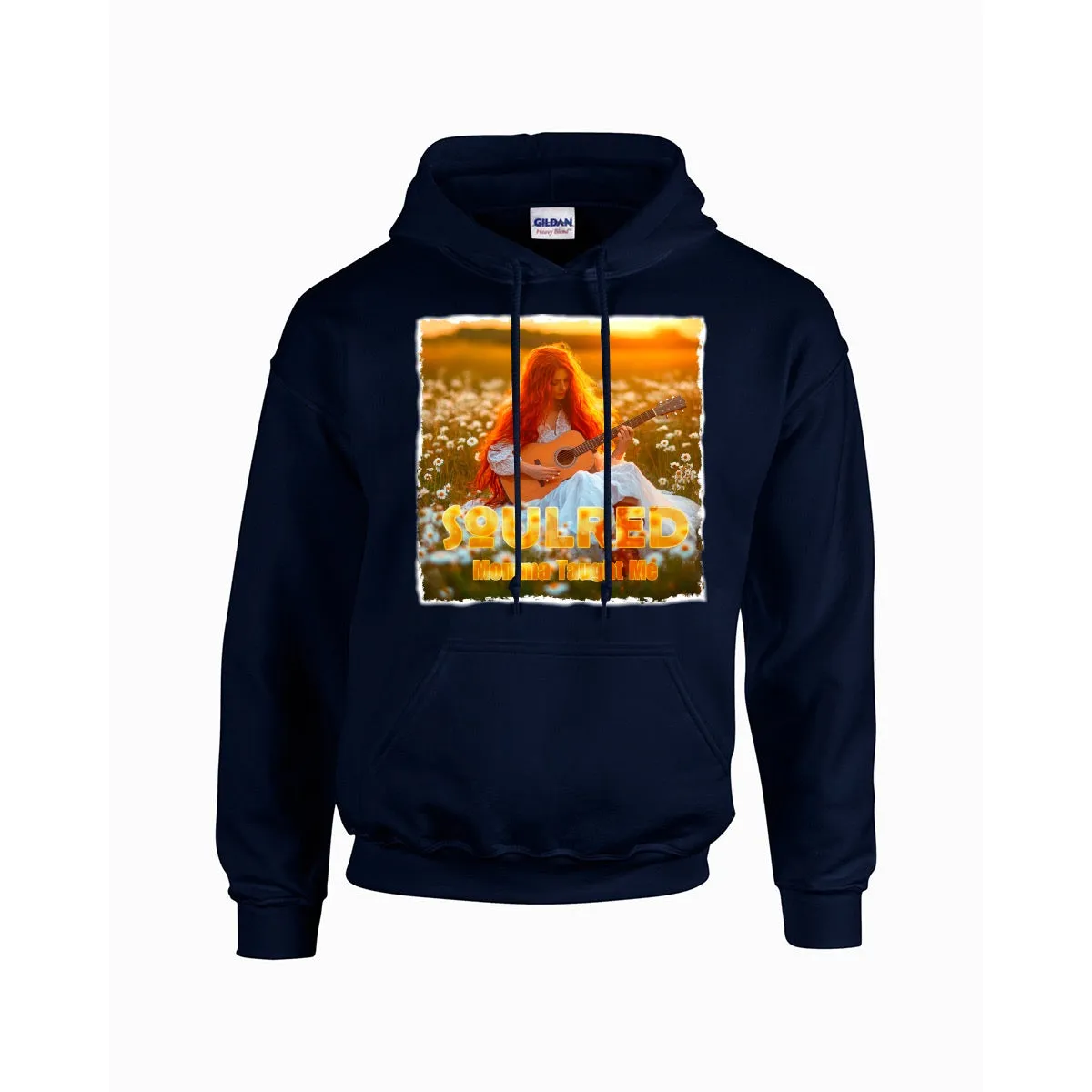 Men's Hoodie For The USA |Gildan 18500  Single DTF momma taught me