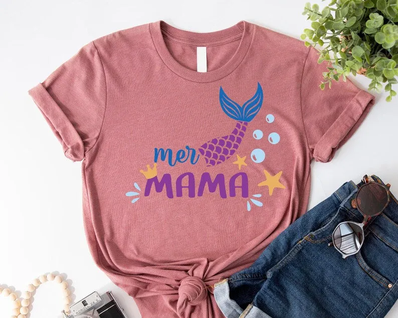 Mer Mama Mer Mini T-shirt - Matching Mermaid Set