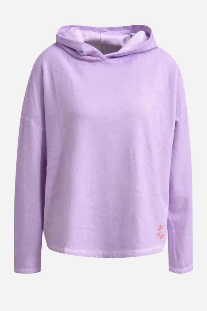 Milano Violet Sweatshirt with Hood