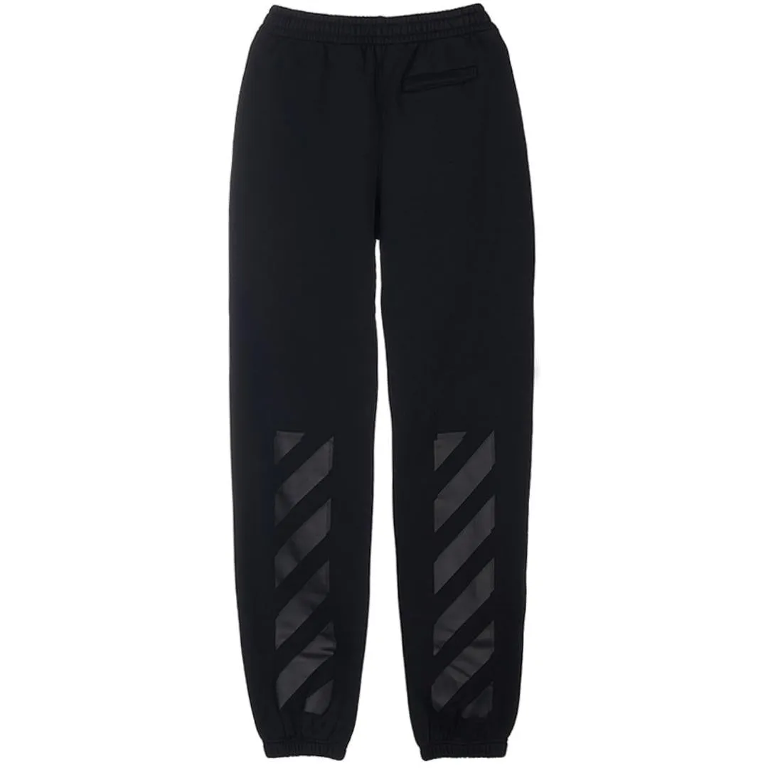 Off White Diag Tab Slim Black Sweat Pants