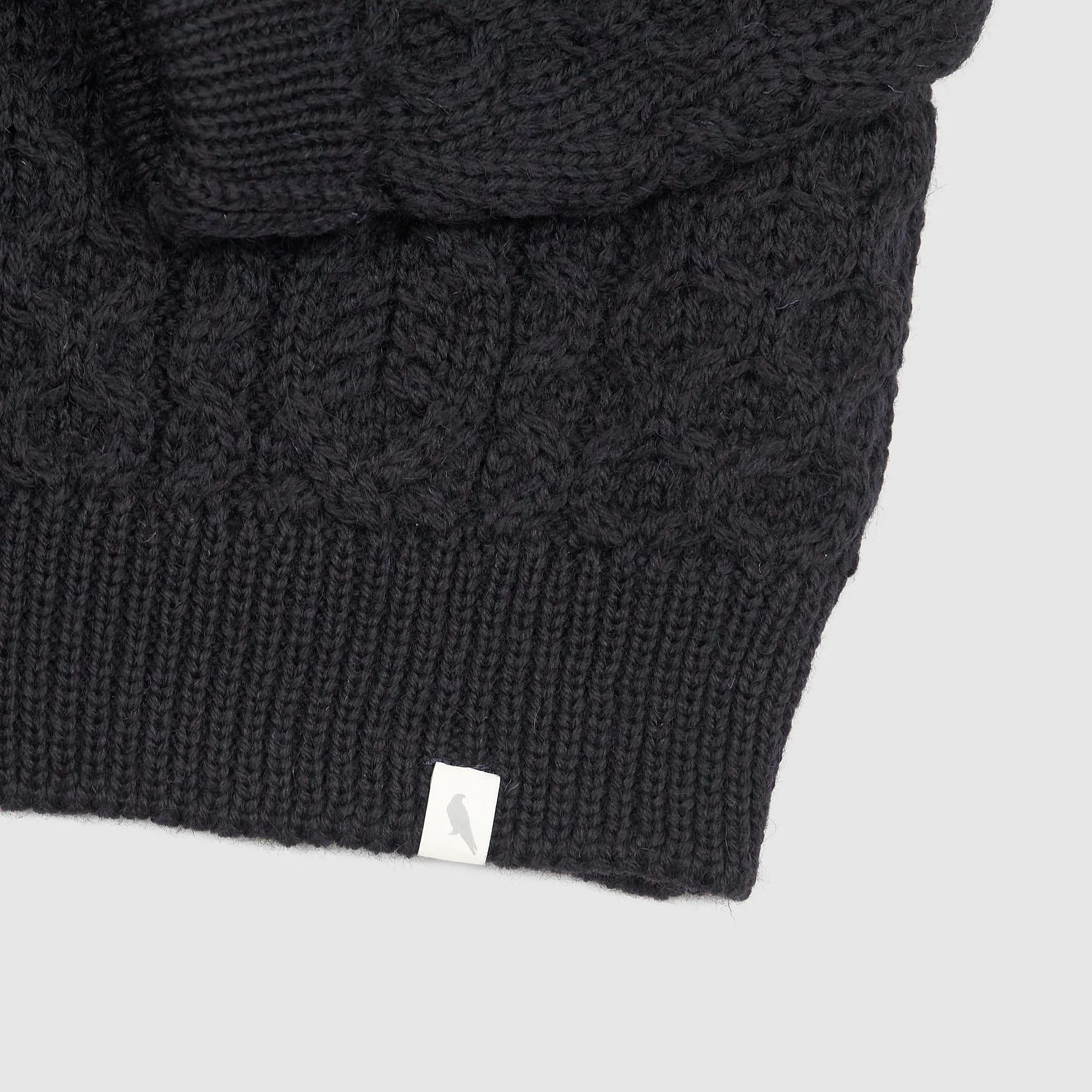 Peregrine Cable Knit Wool Pullover