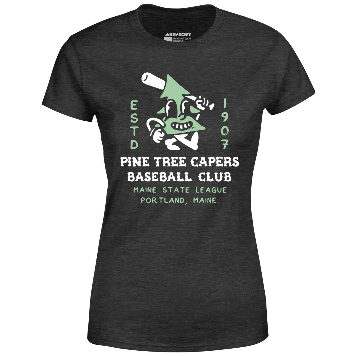Pine Tree Capers - Portland, ME - Vintage Defunct Baseball Teams - Women's T-Shirt