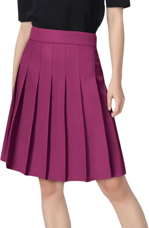 Pleated Skirts for Women Summer Casual Dressy A Line High Waisted Tennis Skirt Athletic Workout Golf Skater Skirt