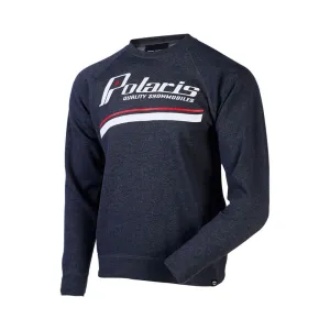 Polaris Men's Heritage Crew Neck Sweatshirt Navy Blue