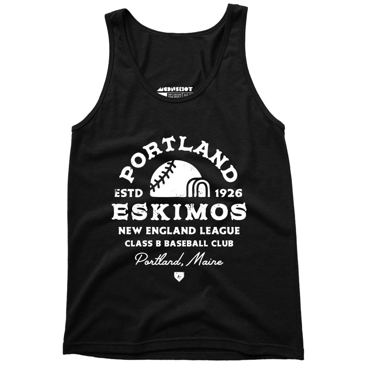 Portland Eskimos - Maine - Vintage Defunct Baseball Teams - Unisex Tank Top