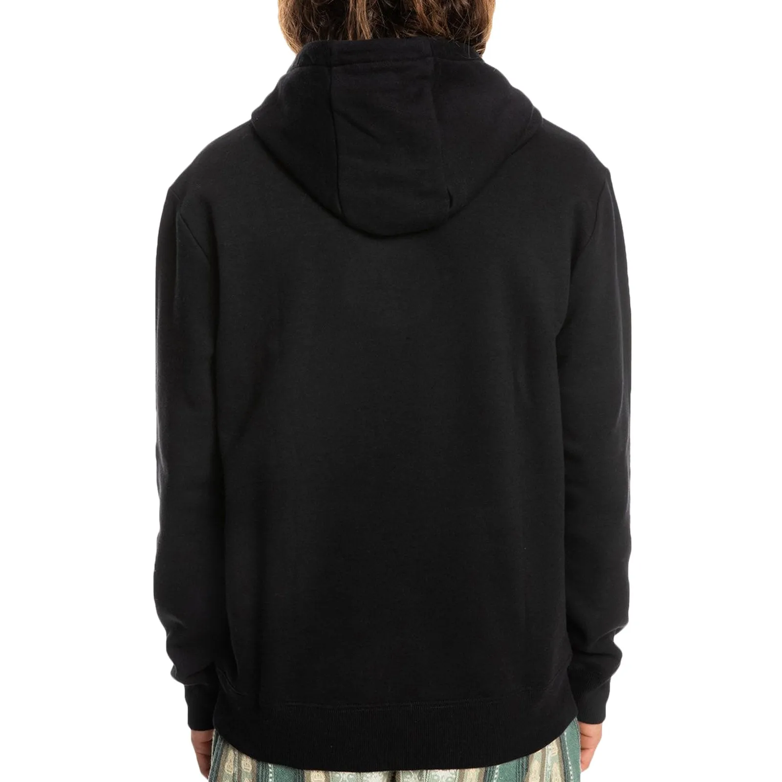 Quiksilver Mens Big Logo Hoodie - Black
