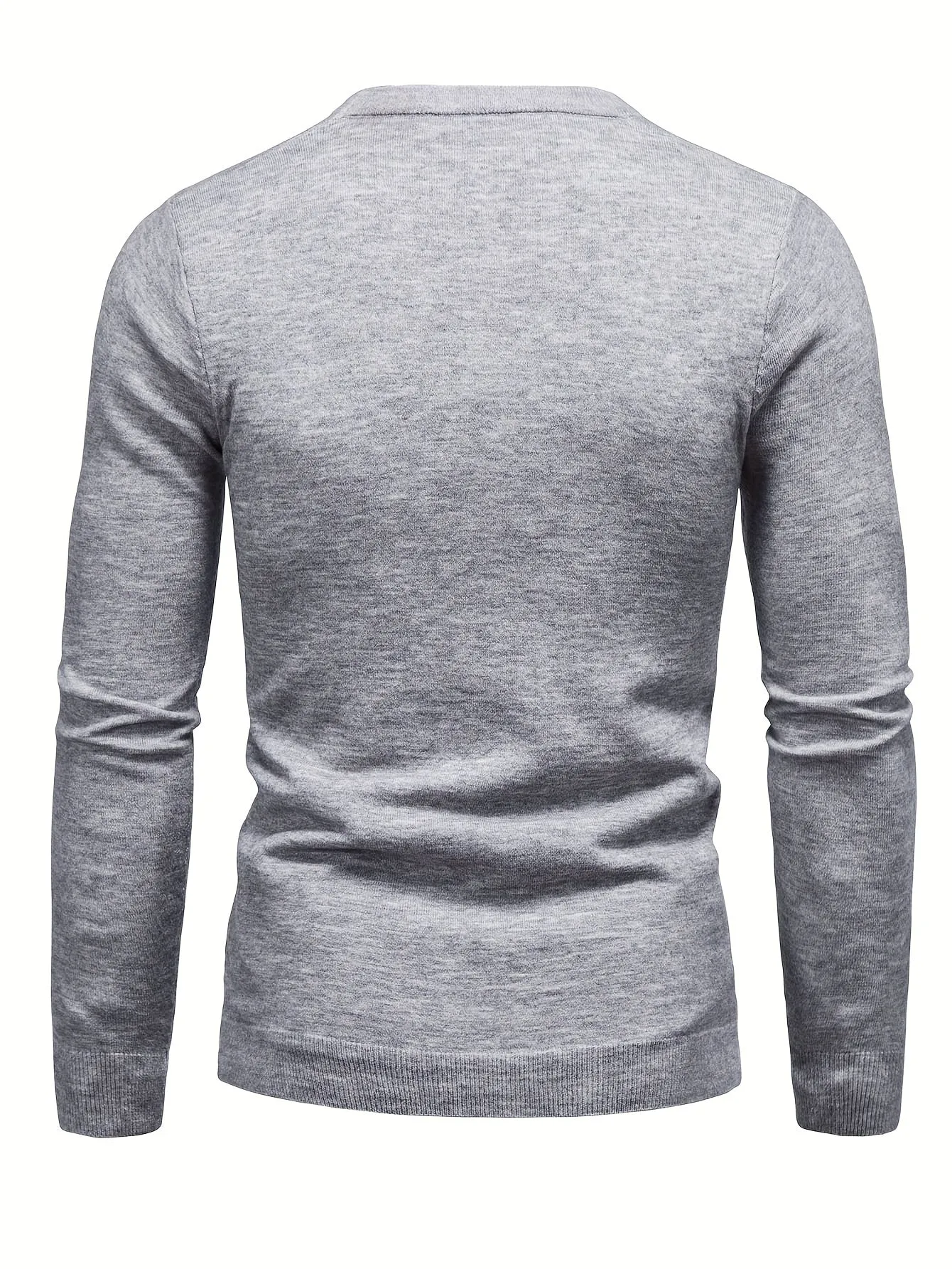 Retro MIAMI Pattern Knitted Sweater, Men's Casual Warm Mid Stretch Crew Neck Pullover Sweater For Men Fall Winter