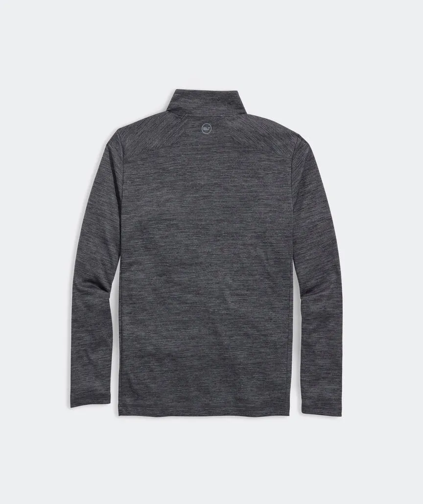 Sankaty Quarter-Zip in Jet Black by Vineyard Vines