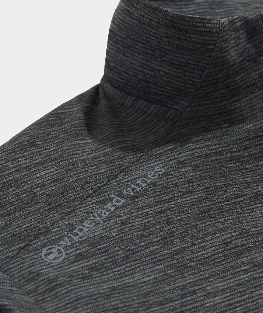 Sankaty Quarter-Zip in Jet Black by Vineyard Vines