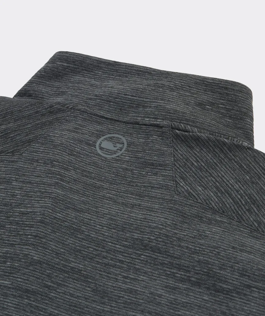 Sankaty Quarter-Zip in Jet Black by Vineyard Vines