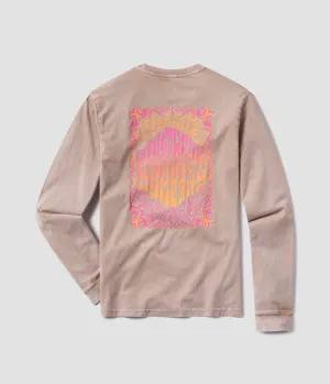 Smokescreen Script Tee LS - Chestnut