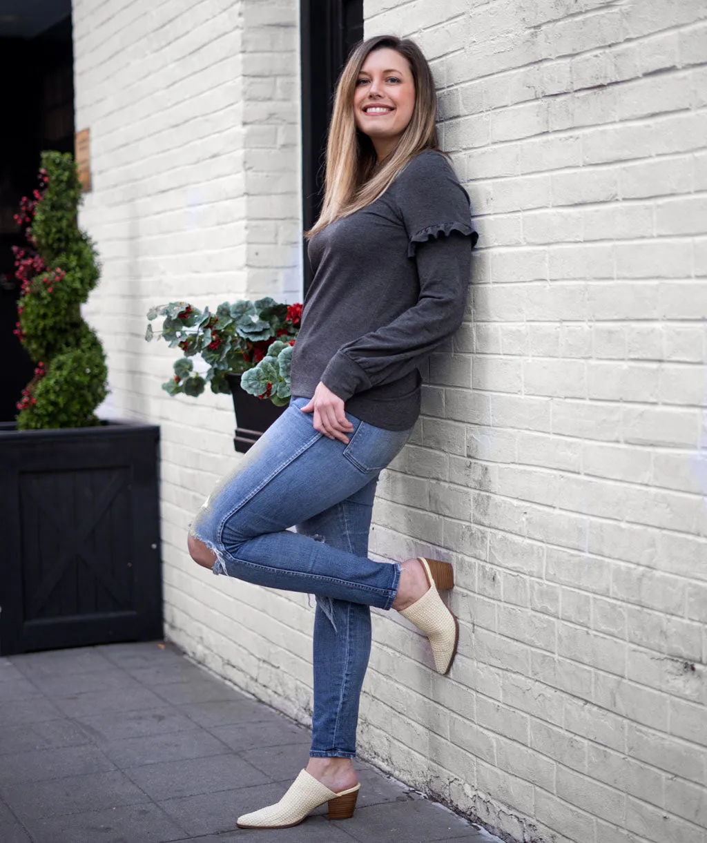 SUBURB sweatshirt in Charcoal