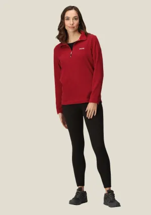 Sweethart 1/2 Zip - Red