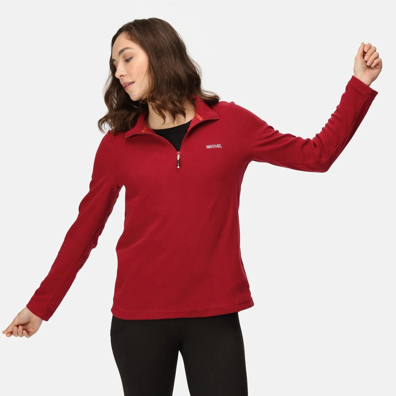 Sweethart 1/2 Zip - Red