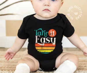 Take It Easy | Retro Baby Bodysuit