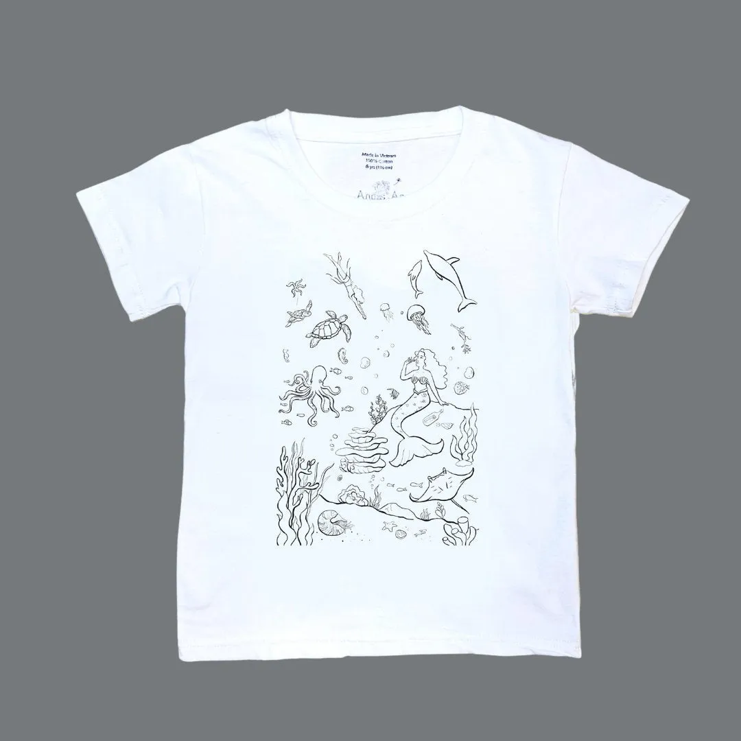 Under the Sea (Mermaid) - DIY Color-it-ful T-shirts