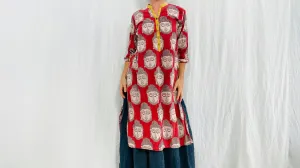 Vintage Buddha Kurta. Dress Tunic. Up to size M.