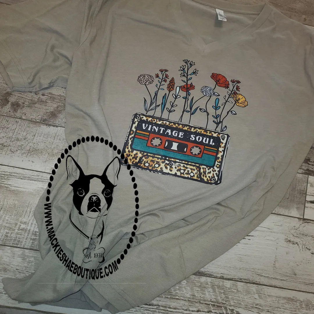 Vintage Soul Custom Shirt, Soft Tee for Adults