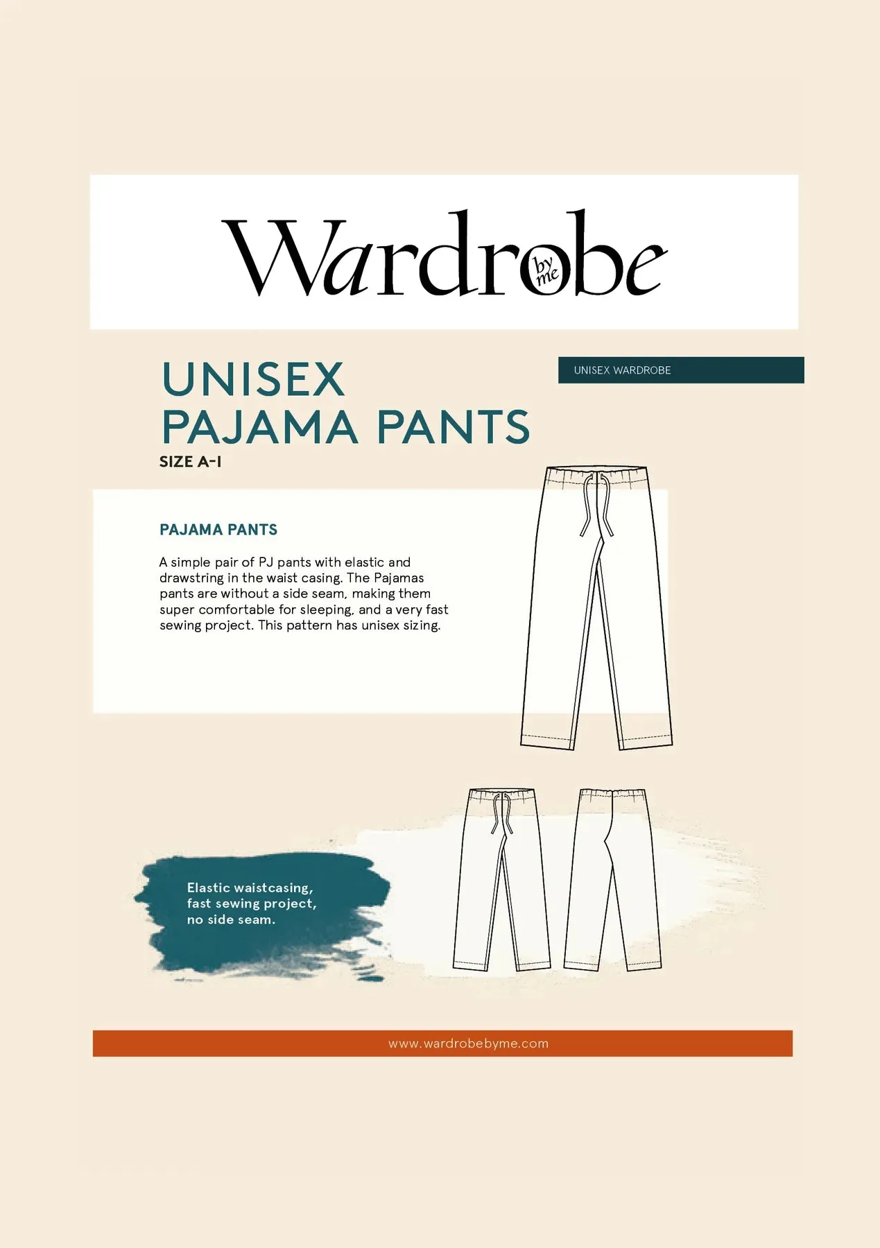 Wardrobe By Me - Unisex Pajama Pants For Adults