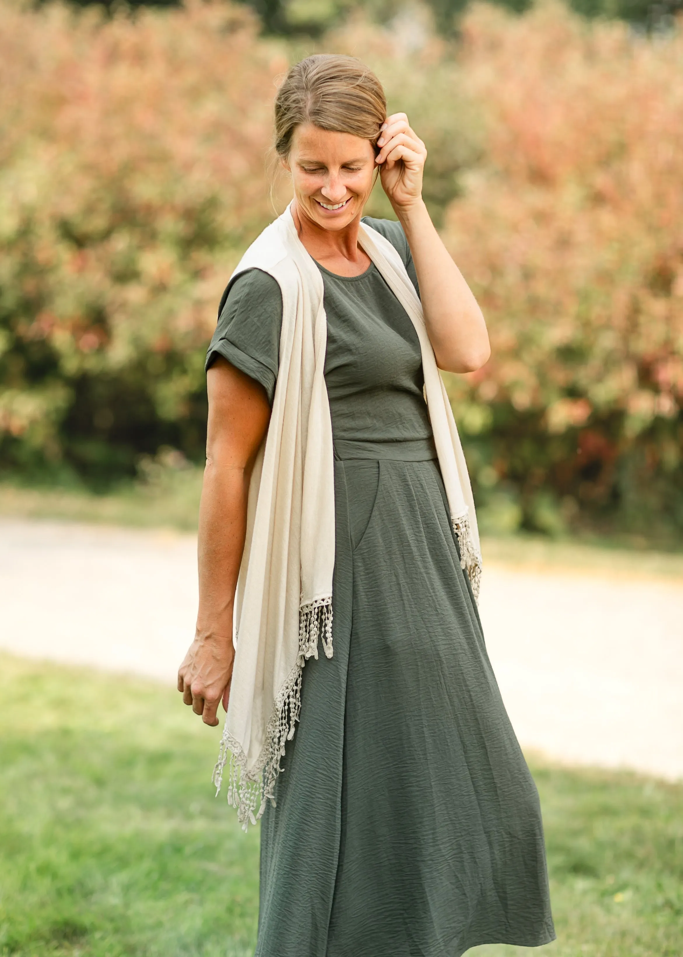 Winslet Tasseled Sleeveless Cardigan