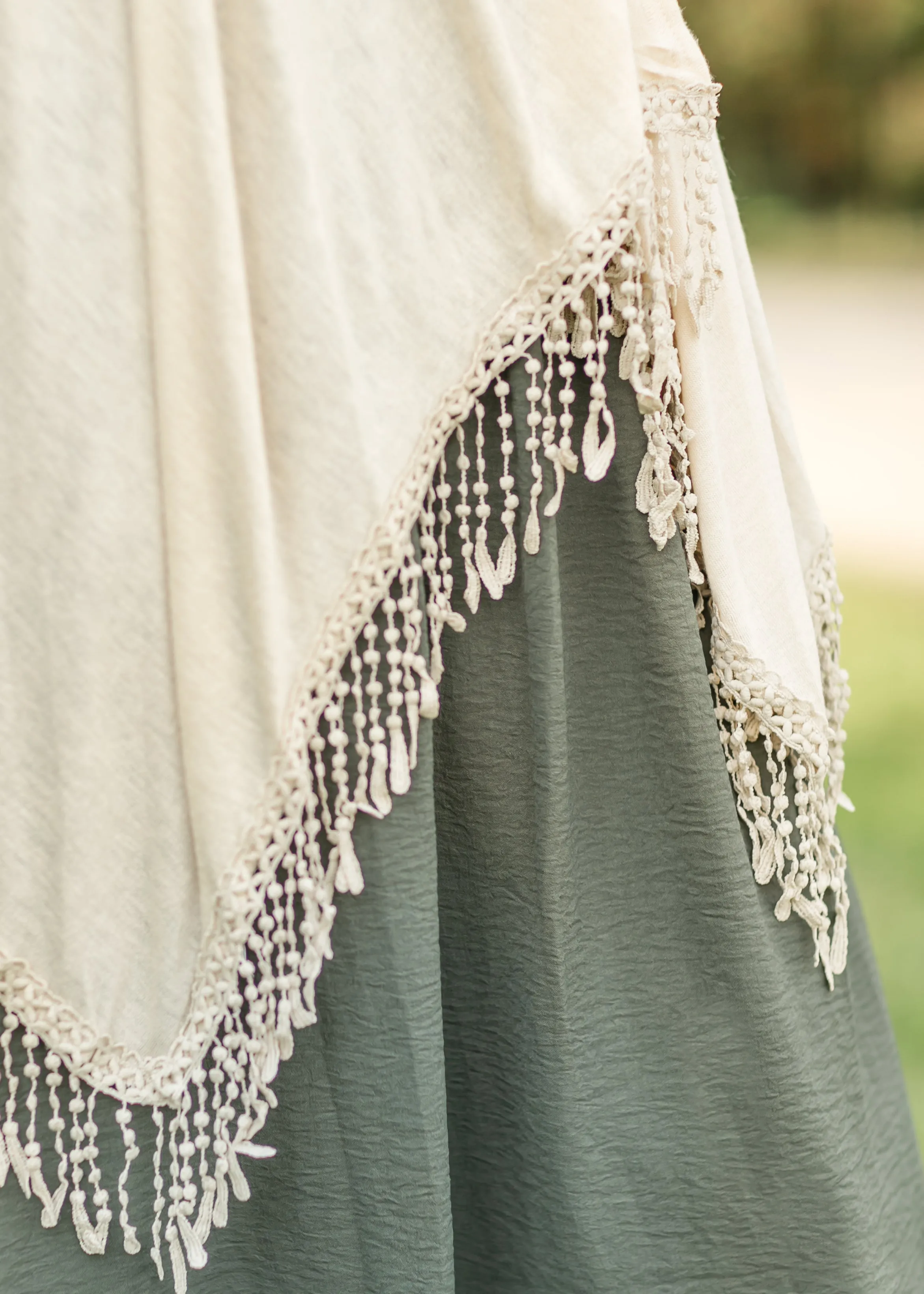 Winslet Tasseled Sleeveless Cardigan