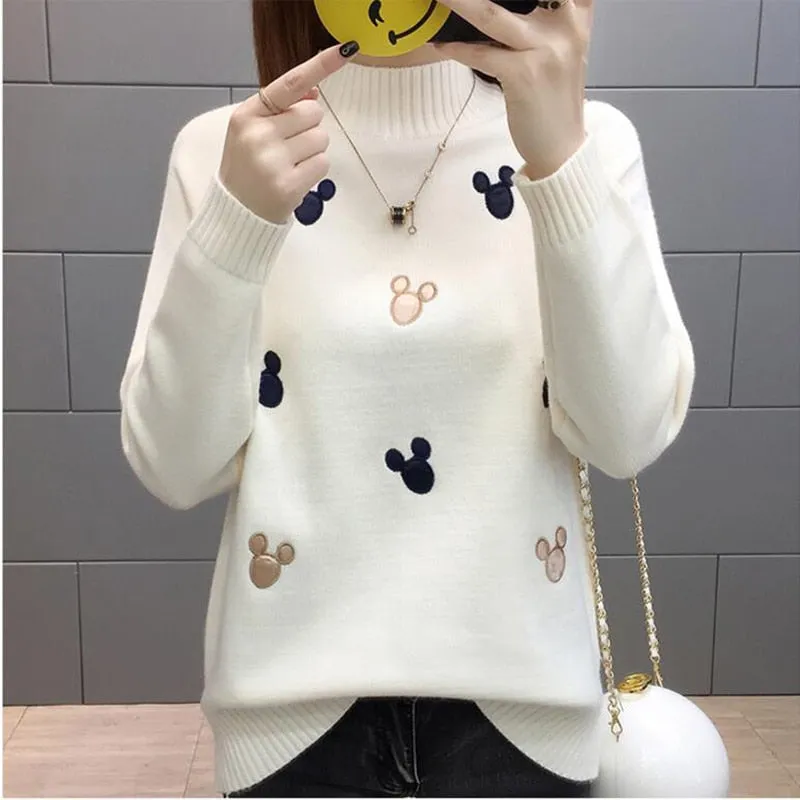 Women Knit Pullover Sweater New Autumn Winter Clothes