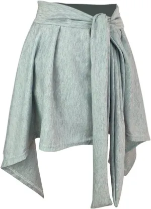 Women's Yoga Ballet Wrap Skirt Tennis Jogging One Piece Skirt Athletic Sport Tie Up Short Skirt Beach Cover Up Skirt