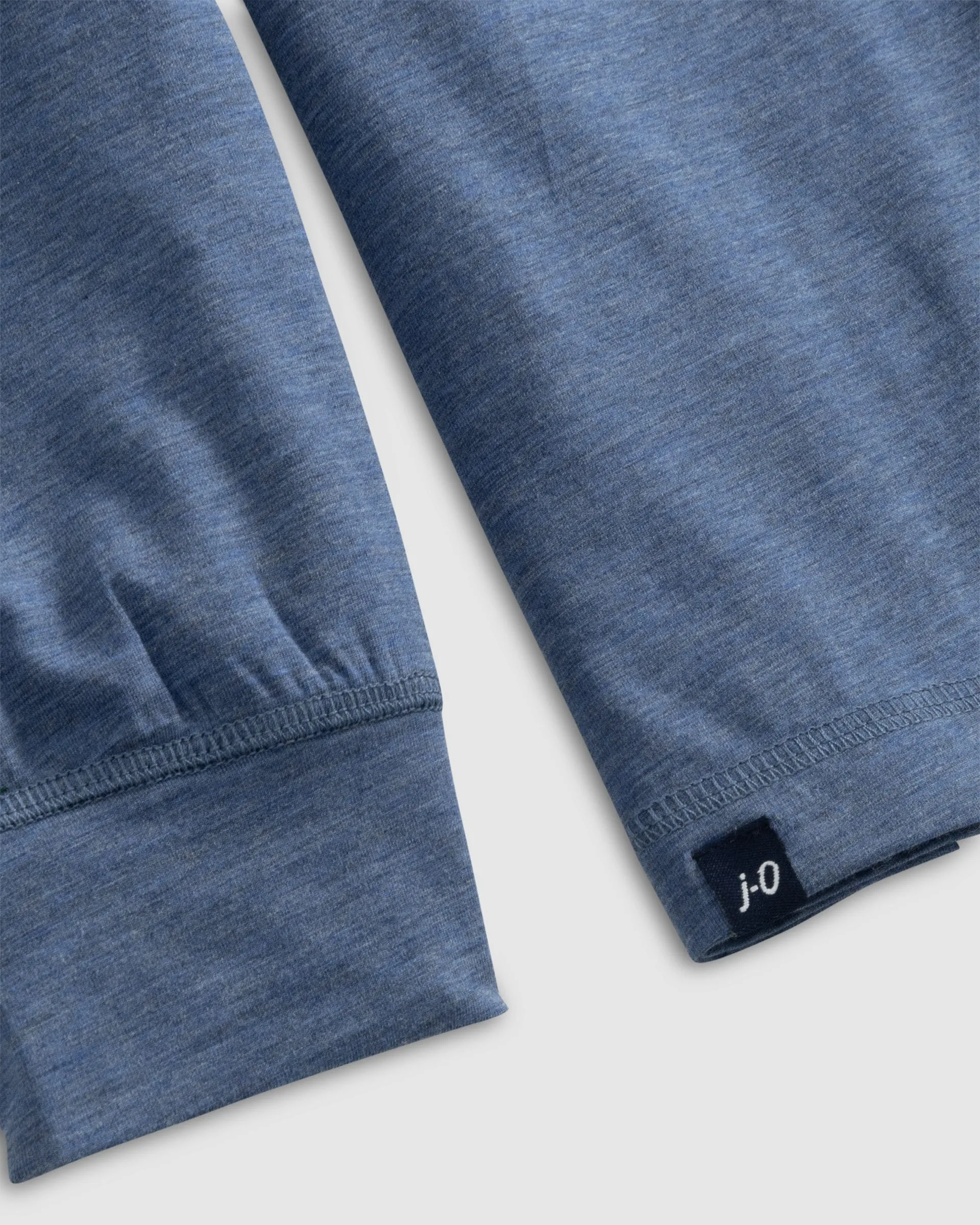 Woodley Cotton T-Shirt Hoodie in Lake by Johnnie-O