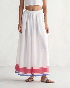 Yoi Hem Pants - White